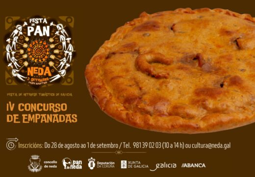 O Concello convoca unha nova edición do concurso de empanadas da Festa do Pan de Neda